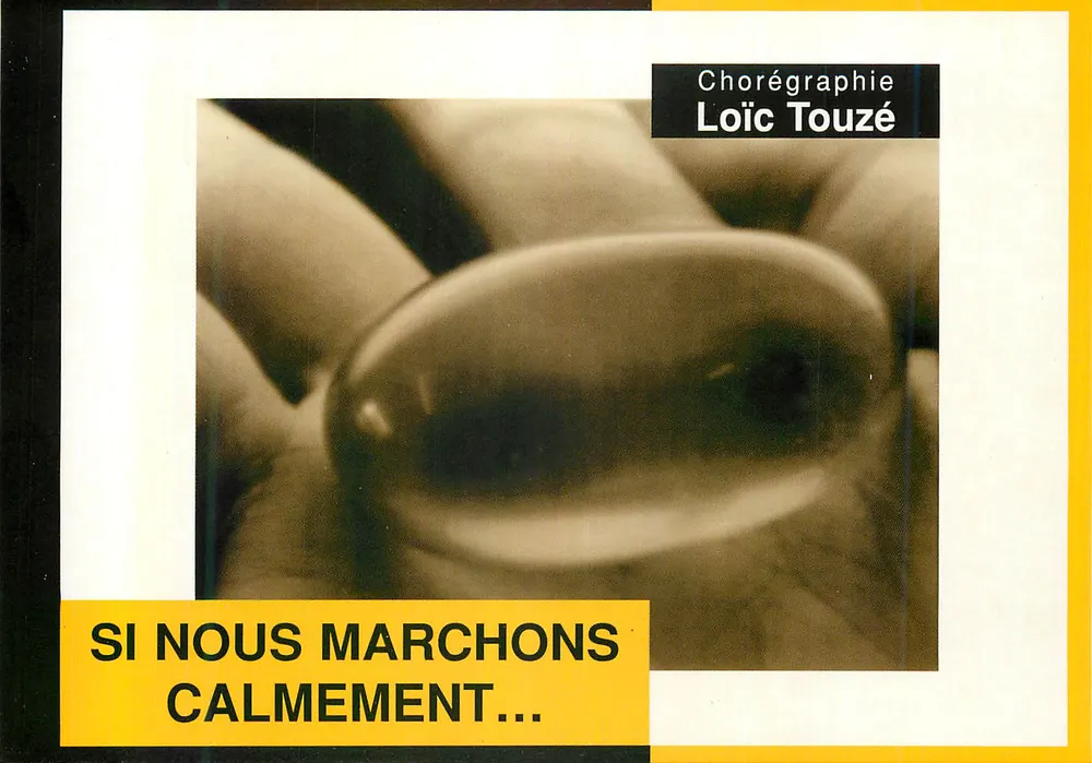 Se caminhamos calmamente... — Coreografia de Loïc Touzé — Criação na La Ferme du Buisson - Frente