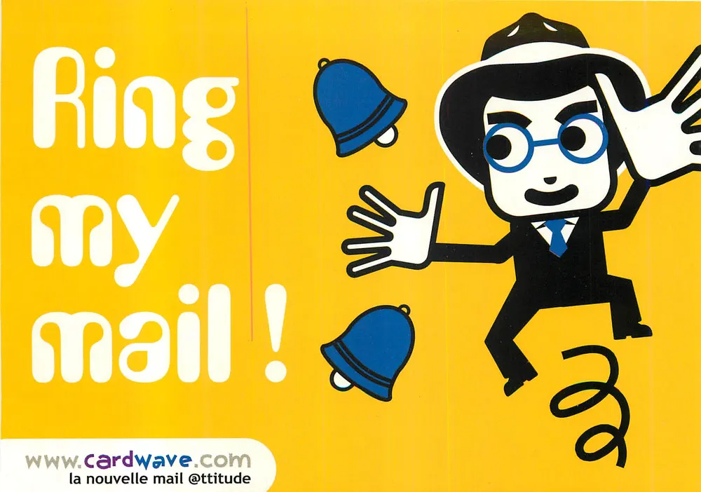 Cartão postal publicitário — Ring my mail mail ! — Cardwave.com - Frente