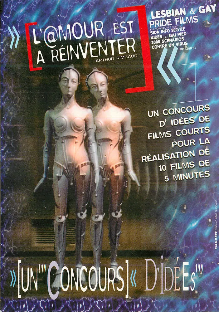 L'@mour est à réinventer — Concours d'idées de films courts — Lesbian & Gay Pride Films & Sida Info Service - Recto