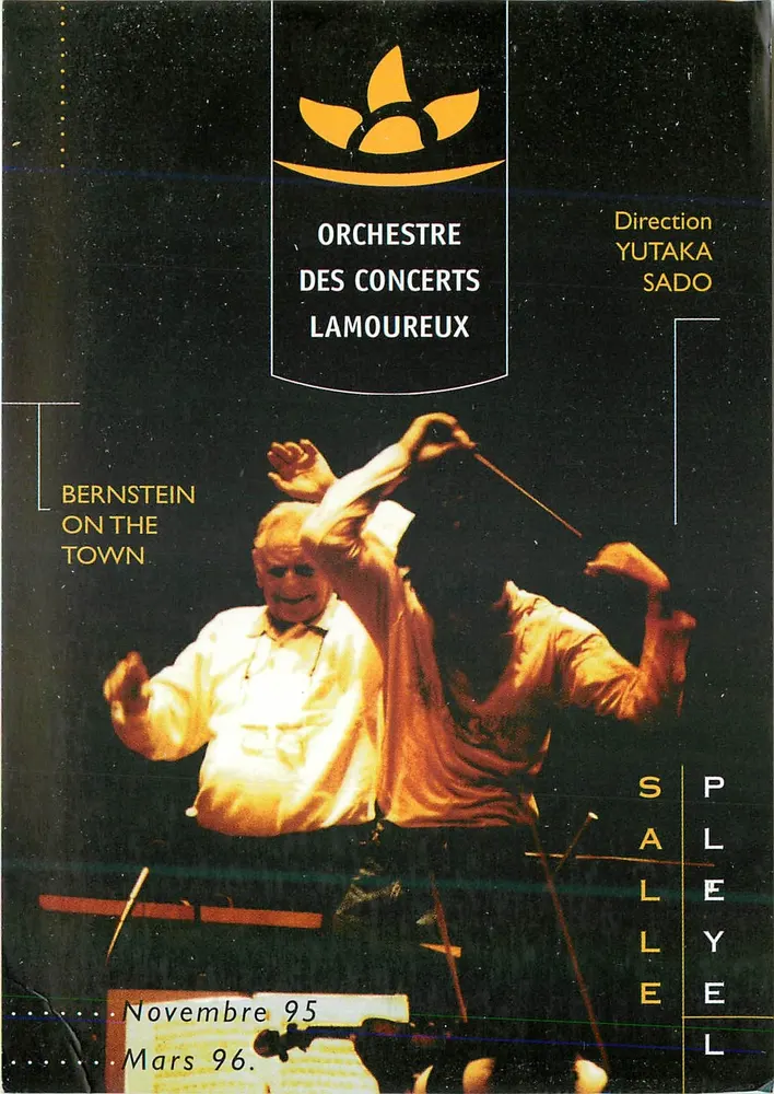 Bernstein on the Town — Orchestre des Concerts Lamoureux — Dirigiert von Yutaka Sado - Vorderseite