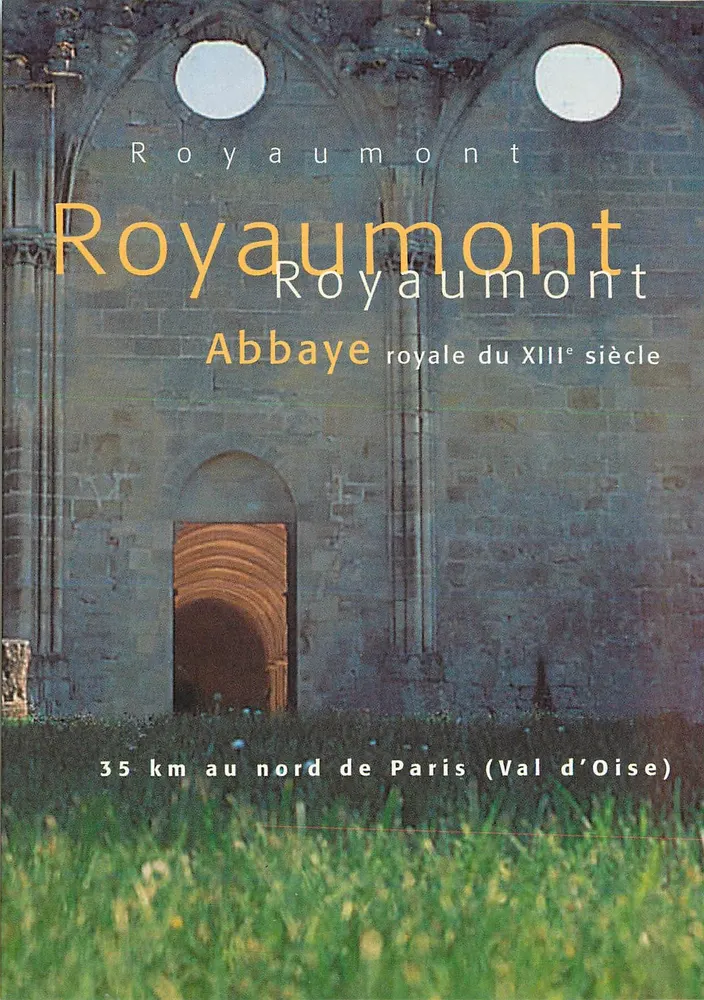Royaumont — Abadia Real do Século XIII — Studio Yric - Frente