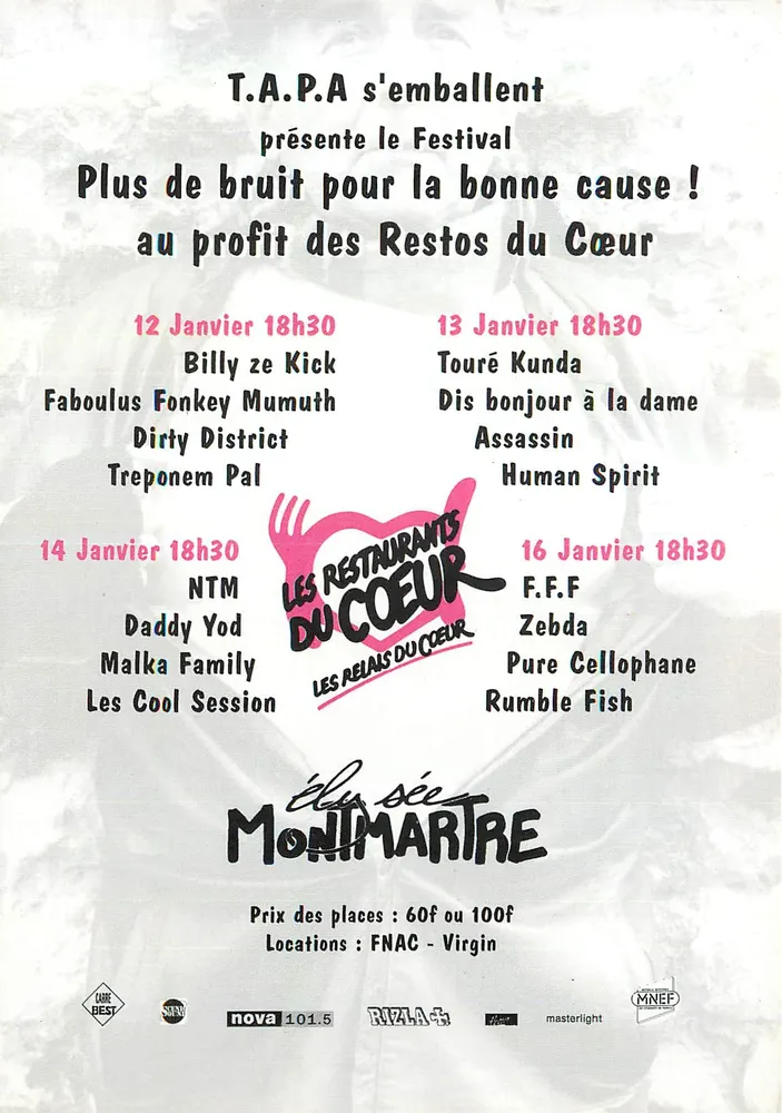 Festival T.A.P.A. s'emballent — Montmartre — éditeur non visible - Recto