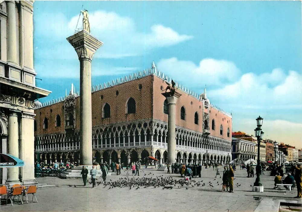 Vêneto — Praça São Marcos — Palácio dos Doges — editor B.S.V. n°15 - Frente