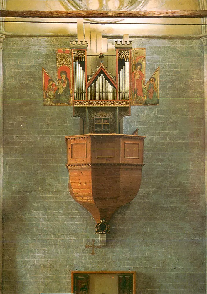 Órgãos da igreja do castelo de Valère — Sion — Edição Darbellelay Martigny - Frente