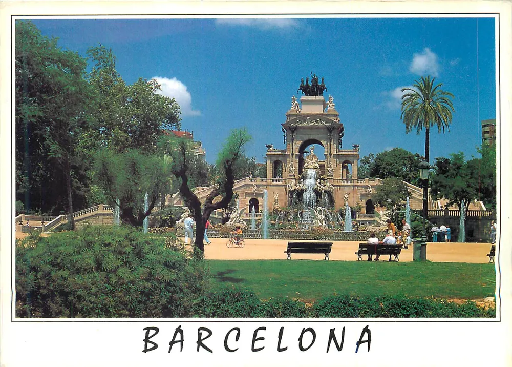 Parque da Ciutadella — Barcelona — Edições A.M. - Frente