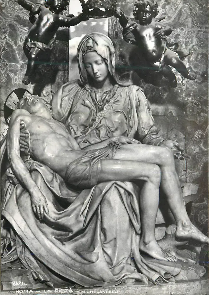 Roma - A Pietà - Michelangelo - Frente