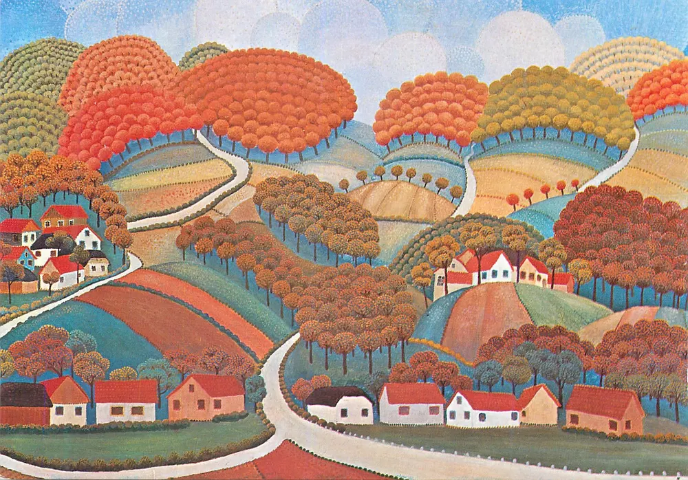 Herbstlandschaft — Malerei — Galerie Sebastian Atlas, Dubrovnik - Vorderseite