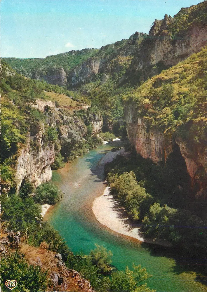 Gorges del Tarn — Los Dettos — editor APACOLOR - Anverso