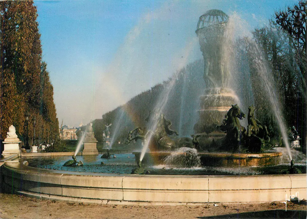 Jardin du Luxembourg — Les Fontaines Carpeaux — Künstlerische Ausgabe Yvon - Vorderseite