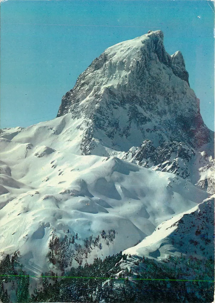 Ossau (2884 m) — faces leste e nordeste — edições fotografias de montanha, episódio n° 8 = A - Frente