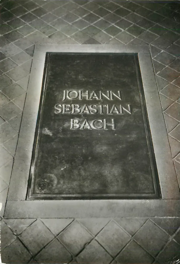 Thomaskirche in Leipzig — Ruhestätte Johann Sebastian Bach — H.C. Schmiedicke (VOB), Leipzig - Vorderseite