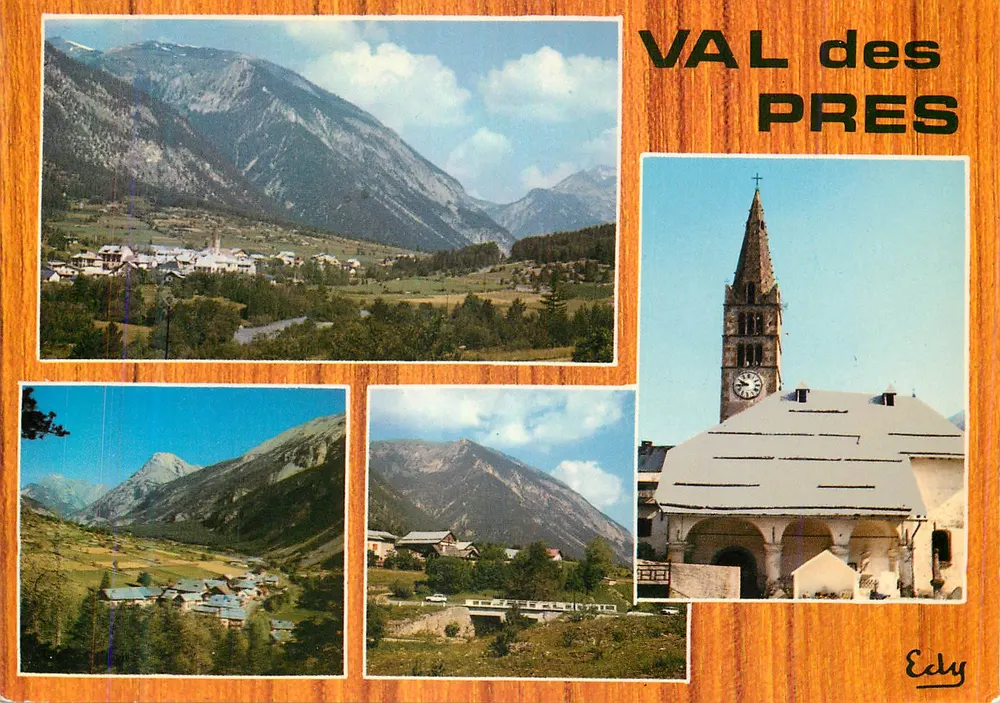 Val des Pres — Tal der Claree — Verlag Edy - Vorderseite