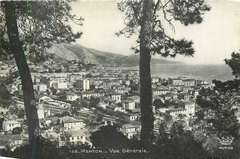 Menton — Vista Geral — Munier, n°152 - Frente