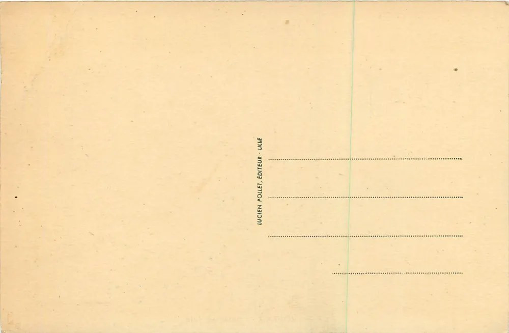 Roubaix - Stadhuis — Reproductie verboden — L.P. 8° - Achterkant
