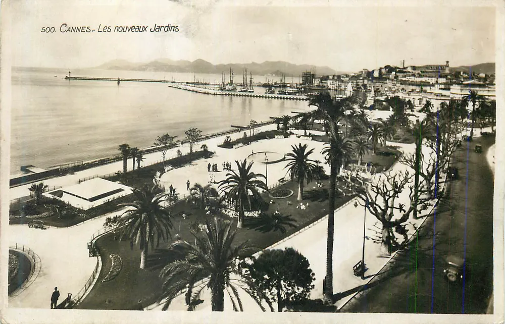 Cannes - Os novos Jardins — editor T. Terreron, n° 500 - Frente