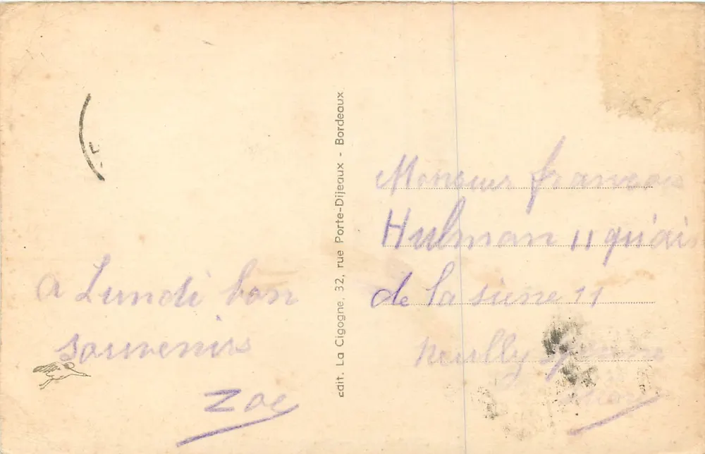 Bordeaux — Le Grand Théâtre — Édition Gironde - Verso