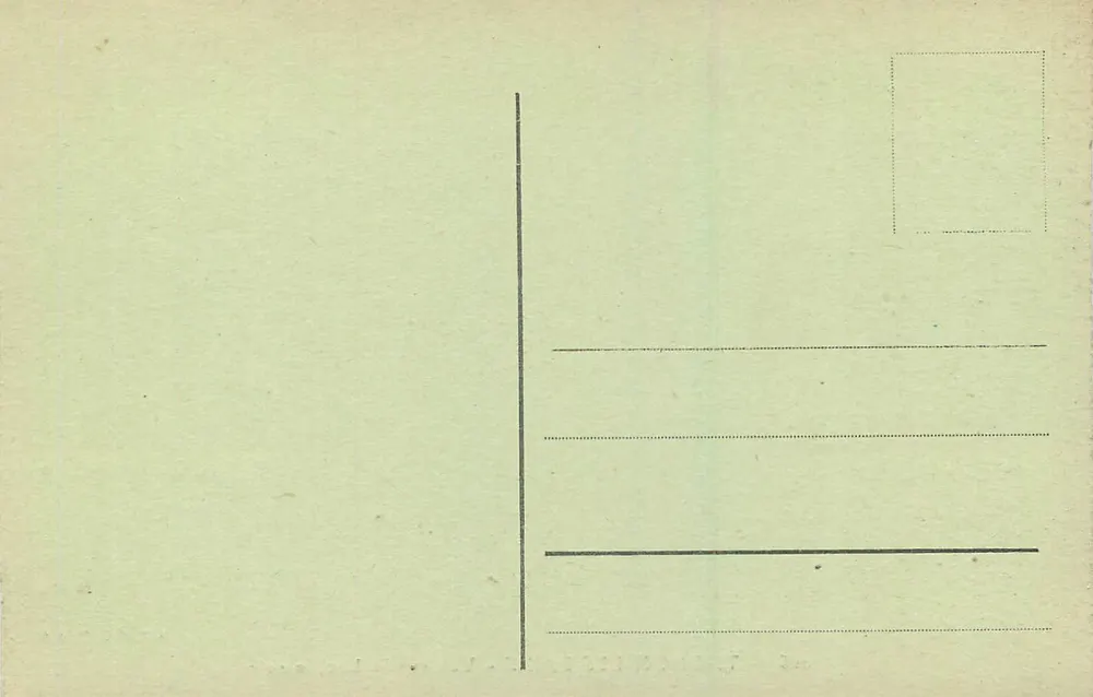 THONON-LES-BAINS — Vue sur le Lac, le soir — B.P. P. "Lac" n°105 - Verso