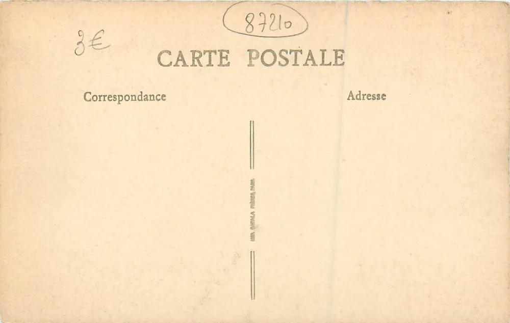 Le Dorat — Parochiale Kirche von Le Dorat — Der Große Portal — Imp. Surenne - Rückseite