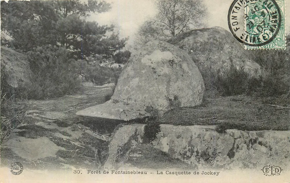 Wald von Fontainebleau — Der Jockey-Hut — Edition Siret - Vorderseite