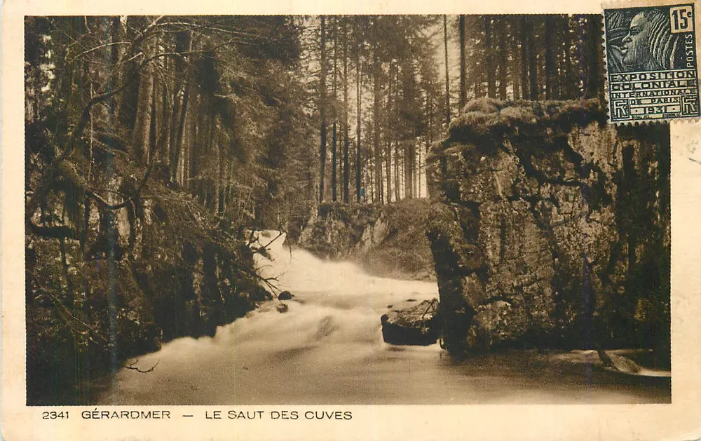 Gérardmer — O Salto das Cuves — Exposição Internacional de Paris 1900 - Frente
