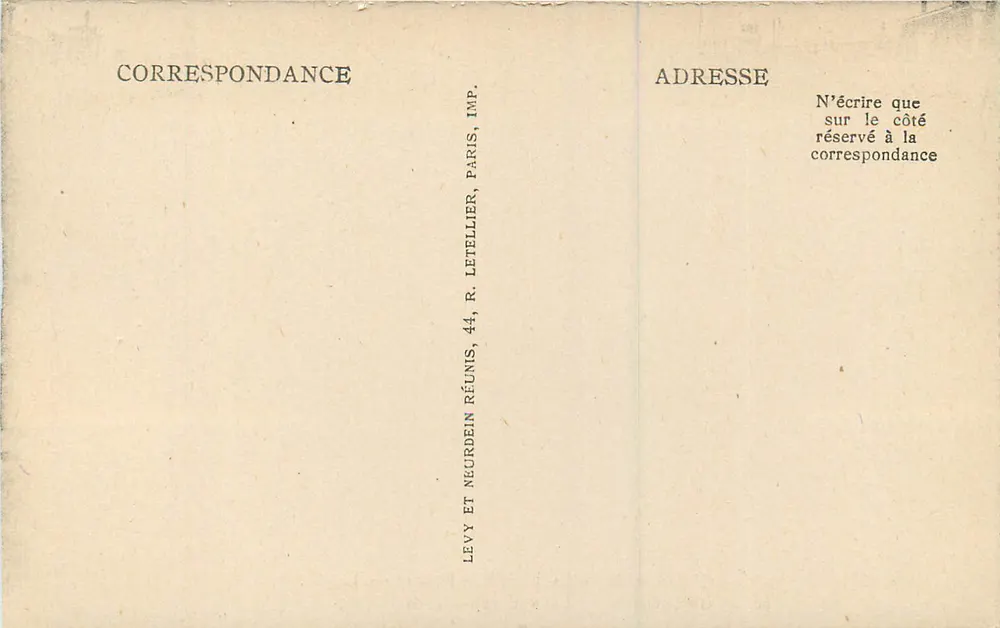 Grenoble — A Rue Félix-Roubat — LL - Verso