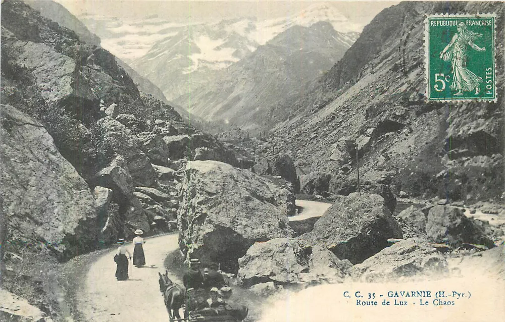 Luz Straße - Das Chaos — Gavarnie (Hochpyrenäen) — C.C. 35 - Vorderseite