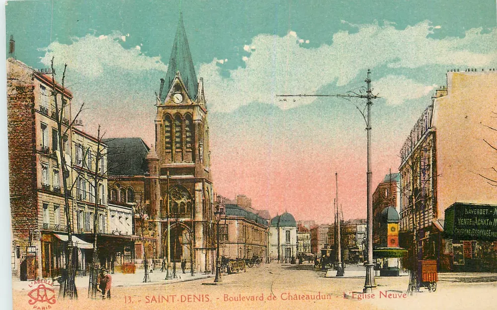 Saint-Denis - Boulevard de Châteaudun - Igreja Nova — L'Abéville, Paris, n°13 - Frente