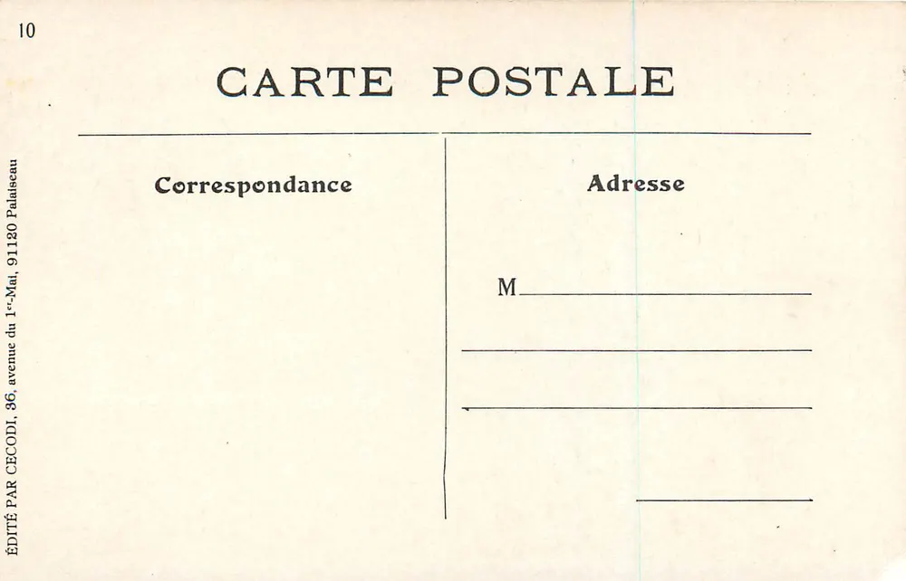 Coração Rico — publicidade Art Nouveau — editor CECODI, n°10 - Verso