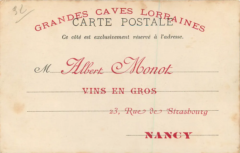 Bois de Vincennes - Lago Daumesnil — Edição L. Giraud, av. Herbillon, Saint-Mandé - Verso