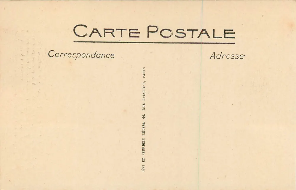 Marseille — La Cour et le Puits du Château d'If — Selecta - Verso