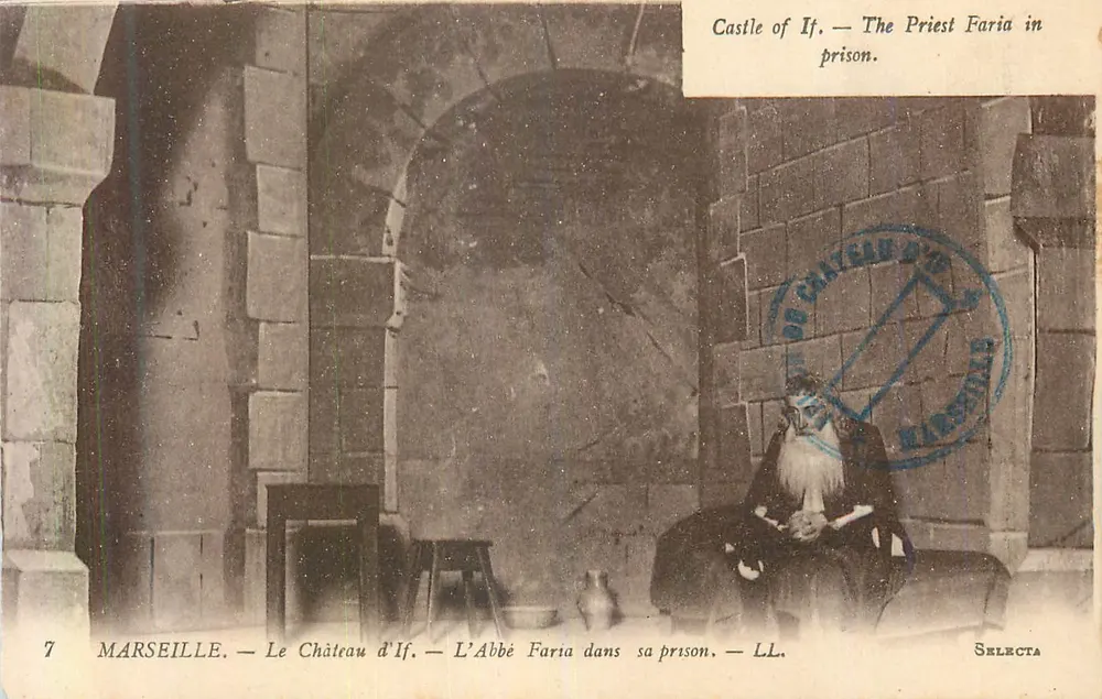 Marseille — Le Château d'If — L'Abbé Faria dans sa prison — LL. — Selecta - Recto