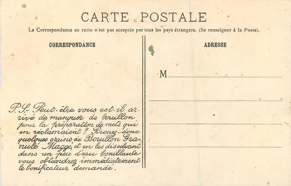Paris — A Igreja de Nossa Senhora — Maggi, n°13 - Verso