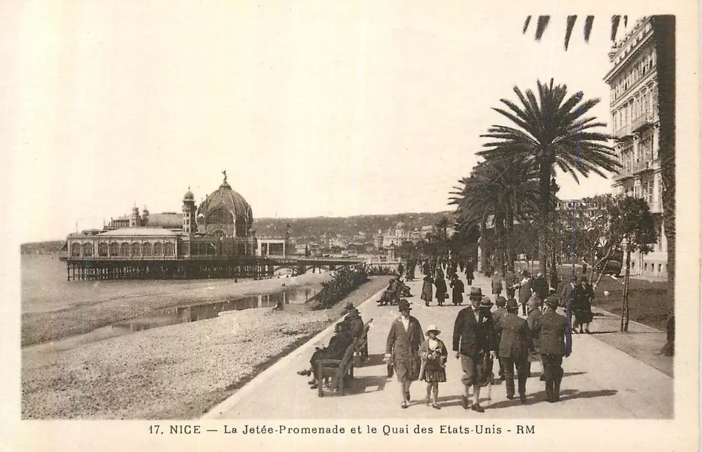 Nice — Die Mole-Promenade und der Quai des Etats-Unis — RM - Vorderseite