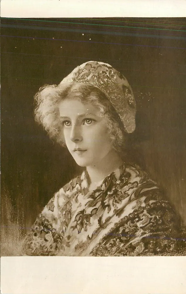 Portrait d'une jeune femme — éditeur Salons de Paris, n° 6485 - Recto