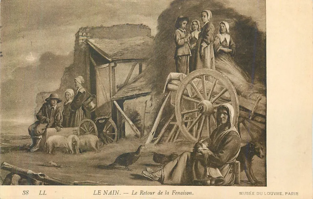 Der Nain — Der Rückkehr aus der Mähung — Musée du Louvre, Paris - Vorderseite