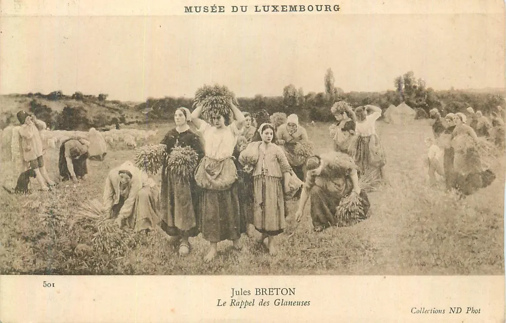 Glaneuses — Jules Breton — Musée du Luxembourg - Recto