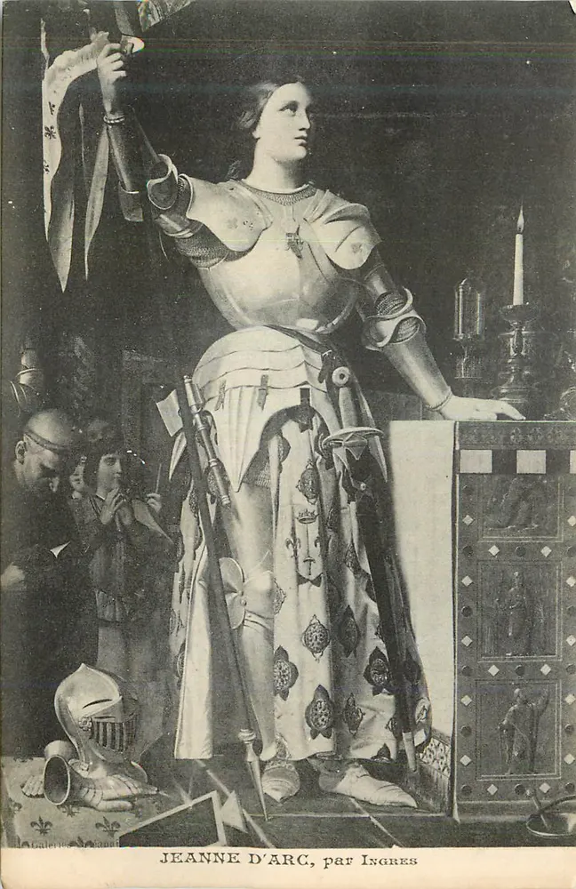 Joana d'Arc, de Ingres — Galeria Sagan — número de série não visível - Frente