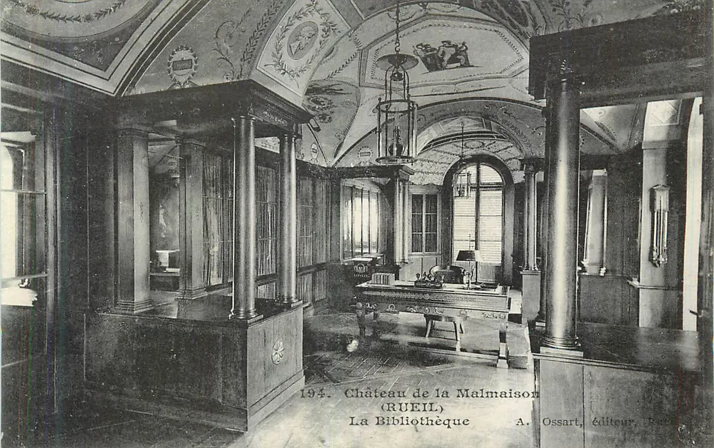 Castelo da Malmaison — A Biblioteca — A. Ossart, editor, Paris - Frente