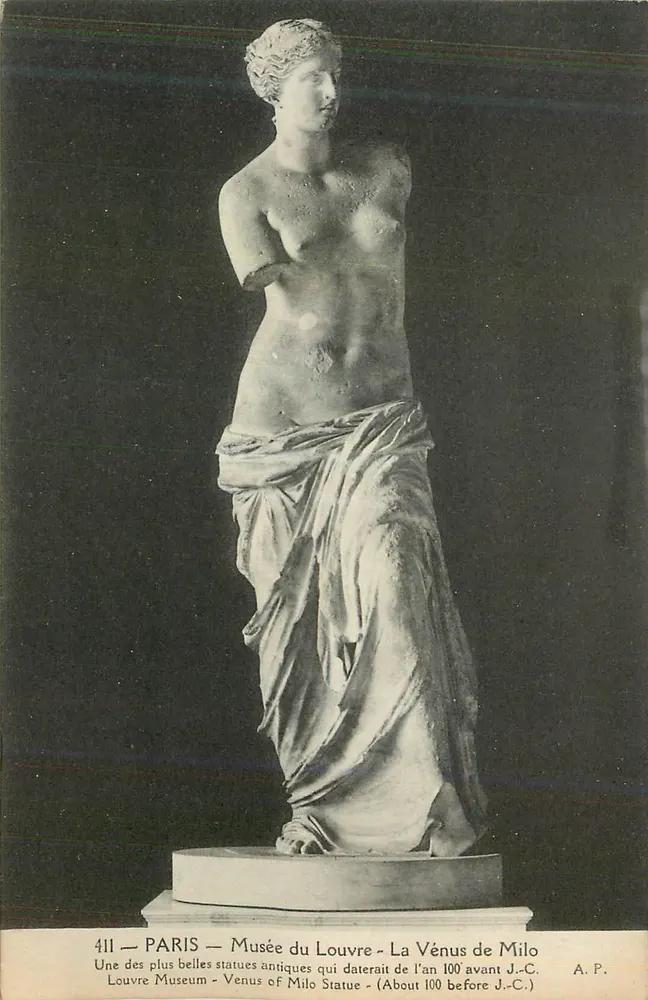 Paris — Musée du Louvre — Die Venus von Milo — A.P. n°411 - Vorderseite