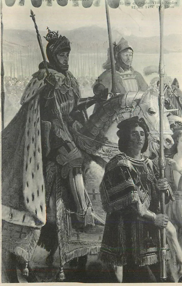 Entrada de Carlos VIII em Nápoles — 12 de Maio de 1495 — Por Érion - Frente