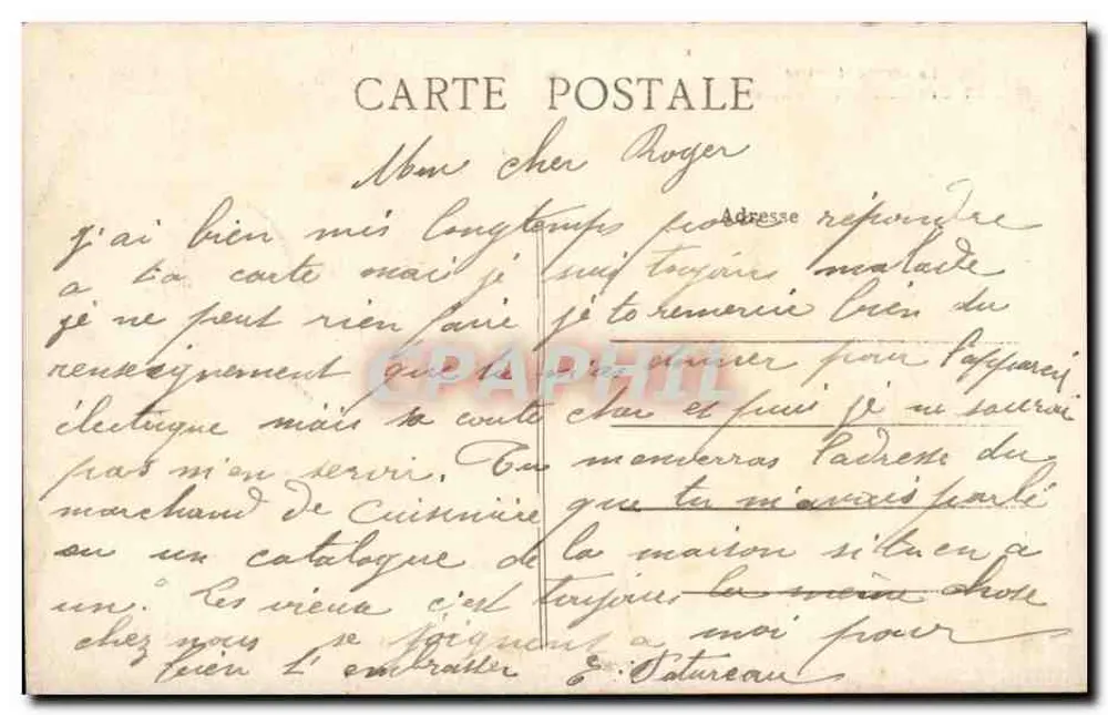 Crezant — As Ruínas — La Creuse Illustrée n°17 - Verso