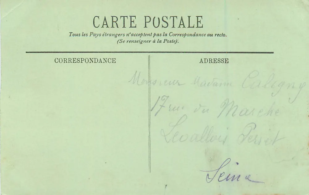 Environs de Cauterets — Chemin de la Raillère et le Cabaliros — LL. - Verso