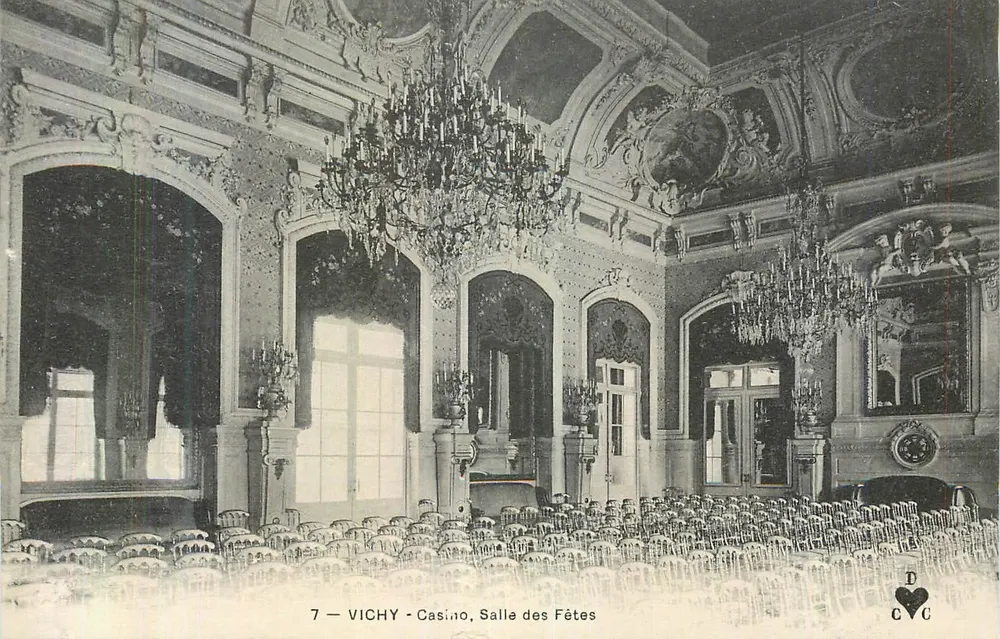 Vichy - Casino, Salle des Fêtes — n°7 — éditeur DCC - Recto