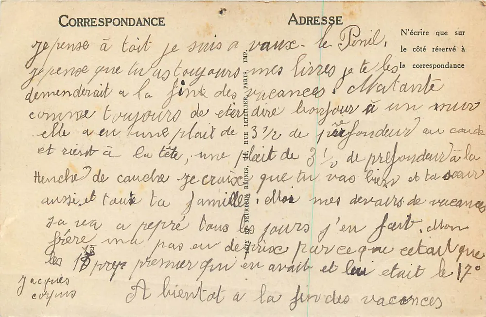 MELUN — A Ponta da Ilha — LL - Verso