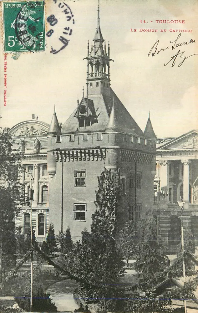 Toulouse — O Donjon do Capitole — Phototype Labouche, n°14 - Frente