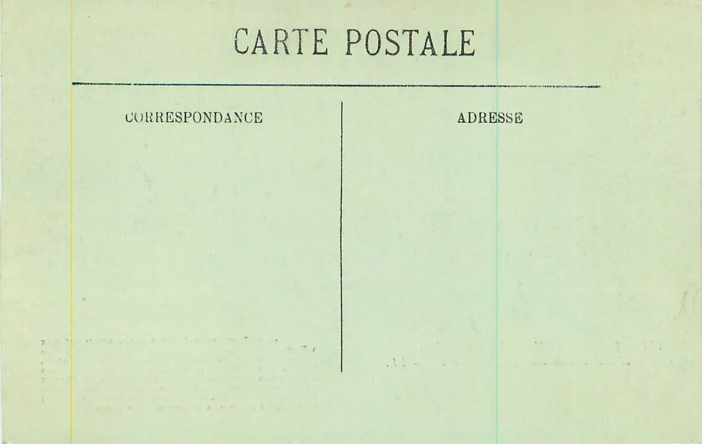 Fontainebleau — Le Palais. L'Acte d'Abdication de Napoléon Ier — LL. — Calqué sur l'origine et gravé par Pierre Tadion - Verso