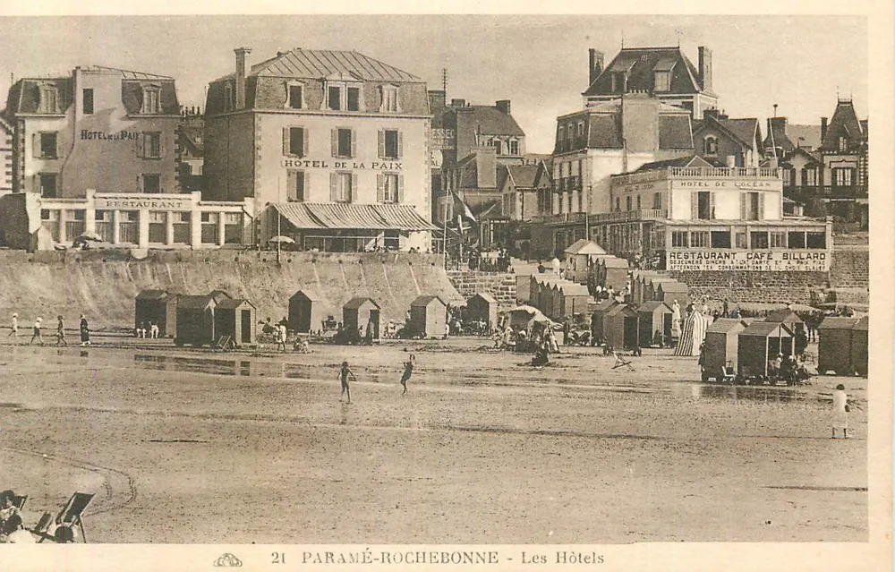 Paramé-Rochebonne — De Hotels — C° Anacionale des Arts Photomécaniques Strasbourg - Voorkant
