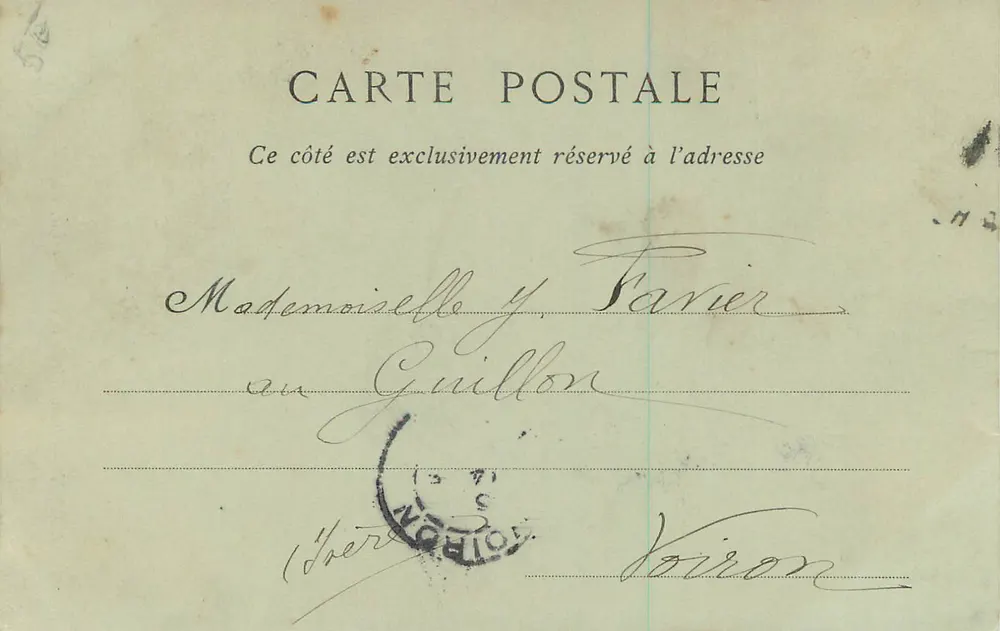 Rouen — Gebäude der Mutuelle-Vie, Place de la Cathédrale — Collections ND. Phot. 152 - Rückseite