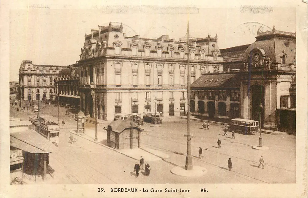 Bordeaux - Estação Saint-Jean — BR. — n°29 - Frente