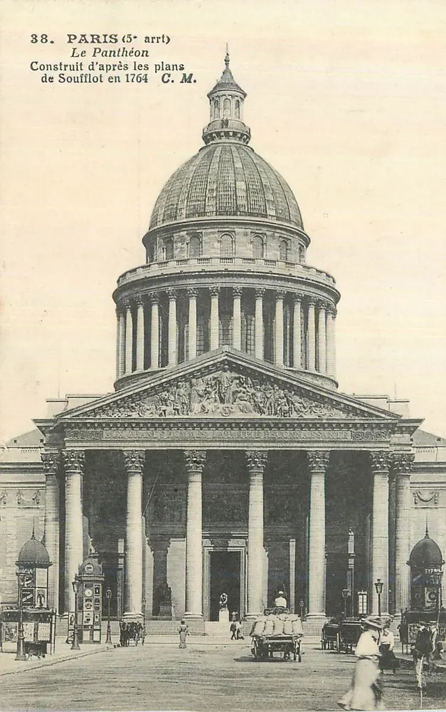 Paris (5. Arrondissement) — Der Panthéon — C.M. n°38 - Vorderseite